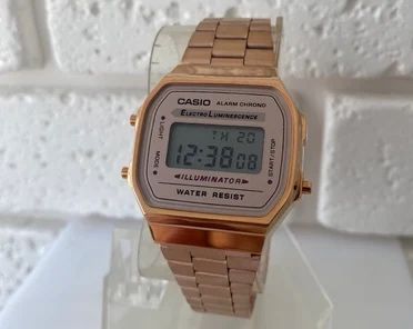 Casio vintage rose gold