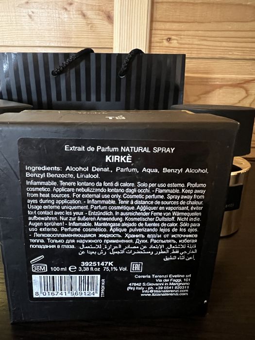 Kirke , Parfum ,Tiziana Terenzi , оригінал