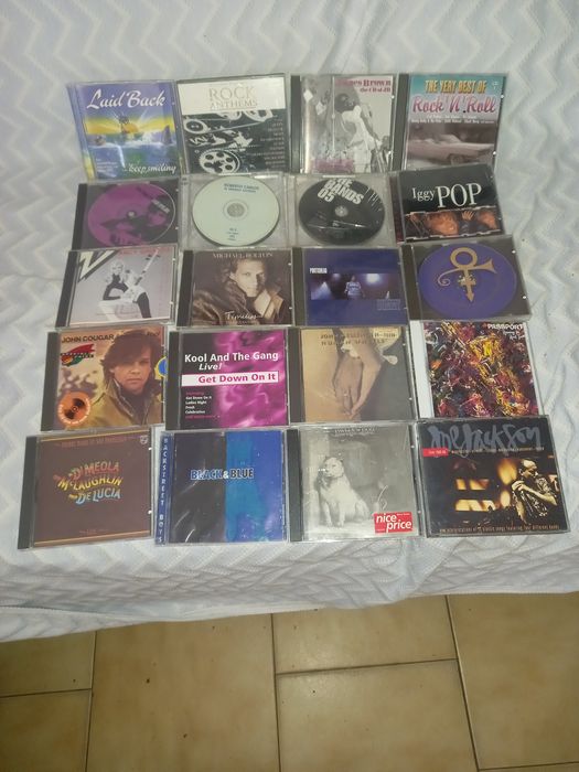 Cd's vários tipos de música