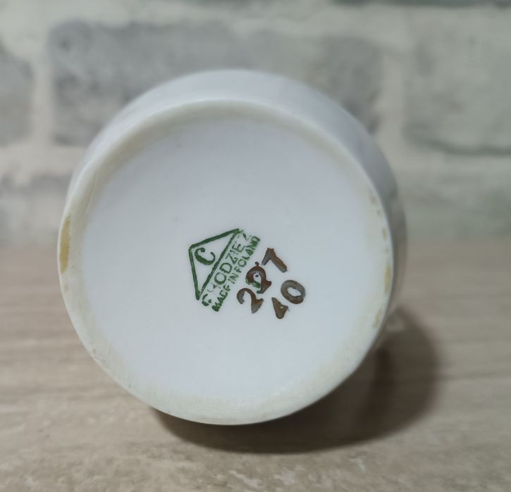 Vintage Mlecznik ze złocieniami Chodzież 10 cm