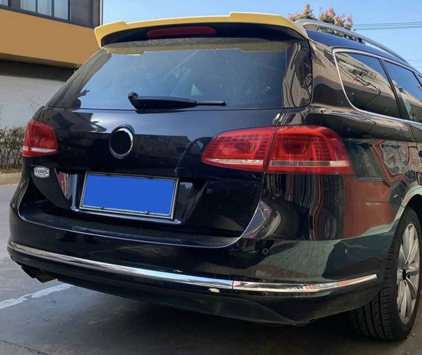VW Passat B7 Kombi Lotka Spoiler Dokładka Tylna Czarny Połysk