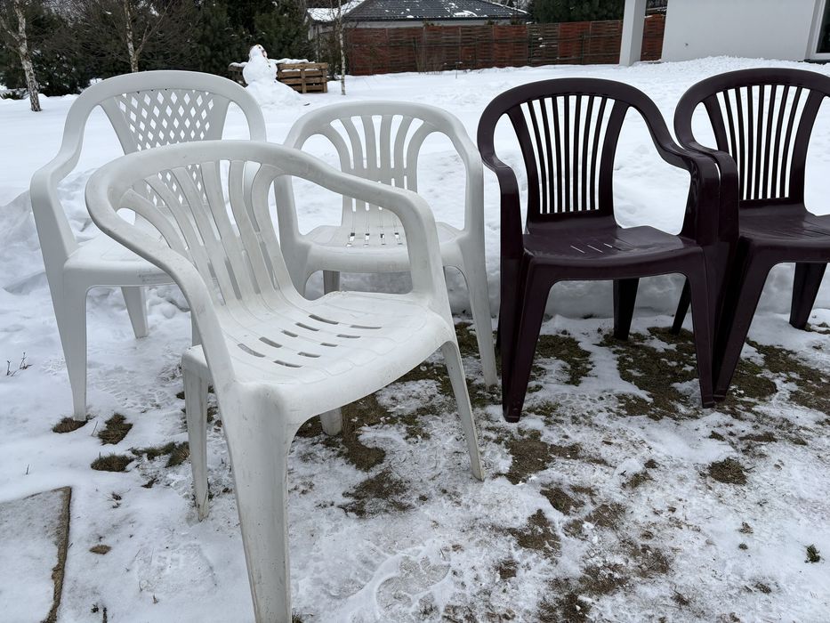 Krzesla plastikowe ogrodowe