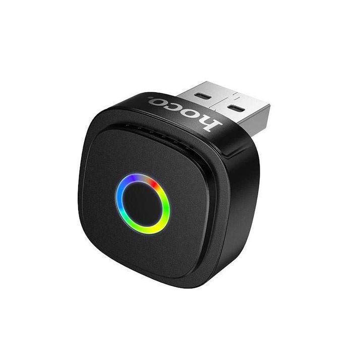 Адаптер в авто беспроводной CarPlay HOCO Mini DUP10  USB-A, Wireless