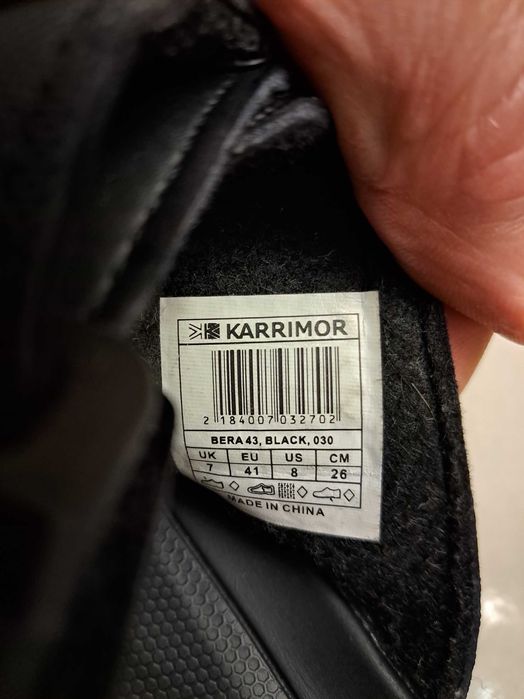 Мужские шлепанцы Karrimor оригинал 41 размер
