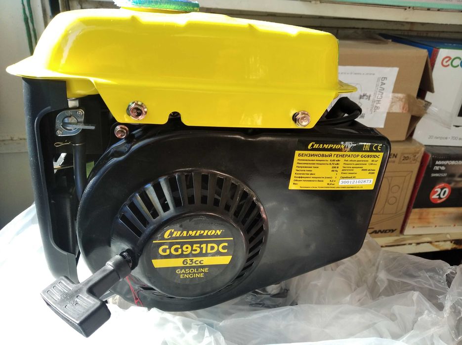 Champion GG  бензин генератор Новый 220вольт