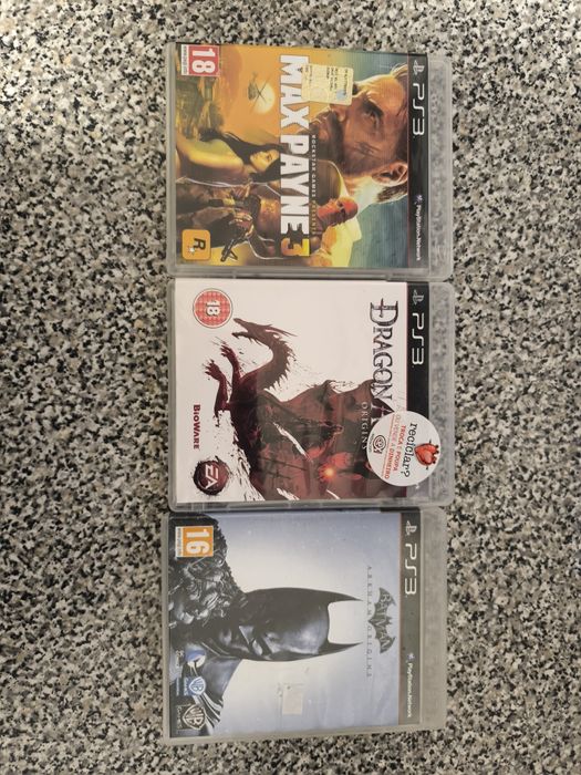 Dragon age origins/Max Payne 3/Batman Arkham origins PlayStation 3