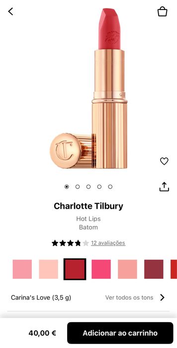 Conjunto Beleza Charlotte Tilbury – PORTES INCLUÍDOS