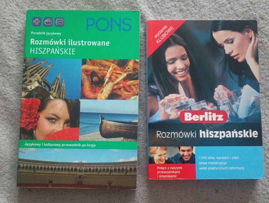 Rozmówki hiszpańskie 2 sztuki
