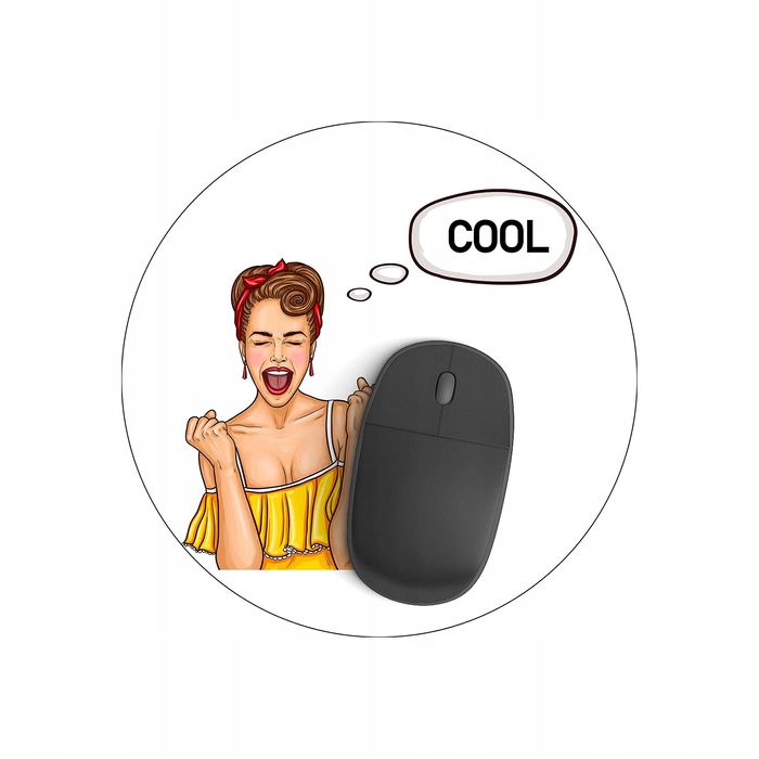 Bonateks, Okrągła Podkładka Pod Mysz 22 Cm