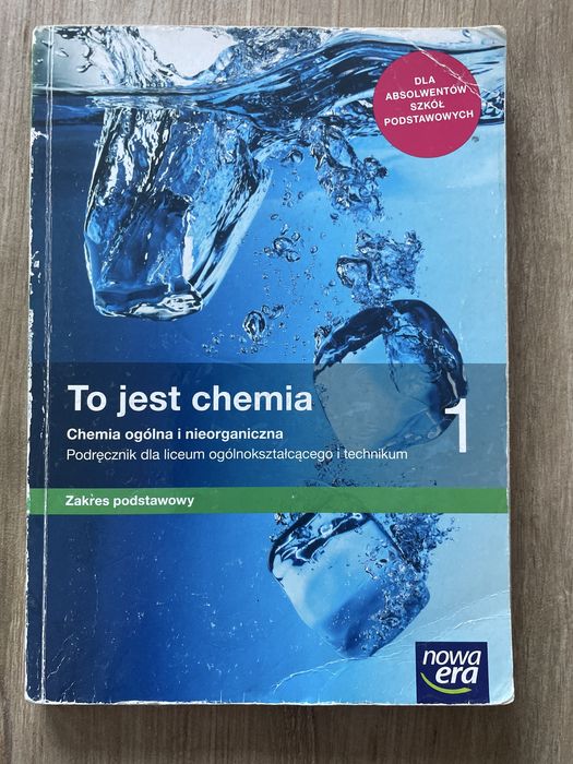 To jest chemia kl 1 LO i technikum