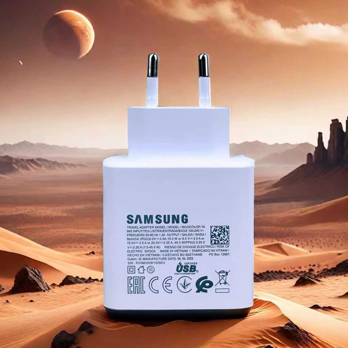 Szybka Ładowarka Zasilacz do telefonów Samsung 45W Super Fast Charge