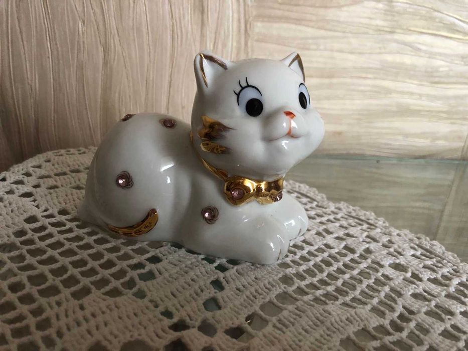 котик кераиічний з камінцями