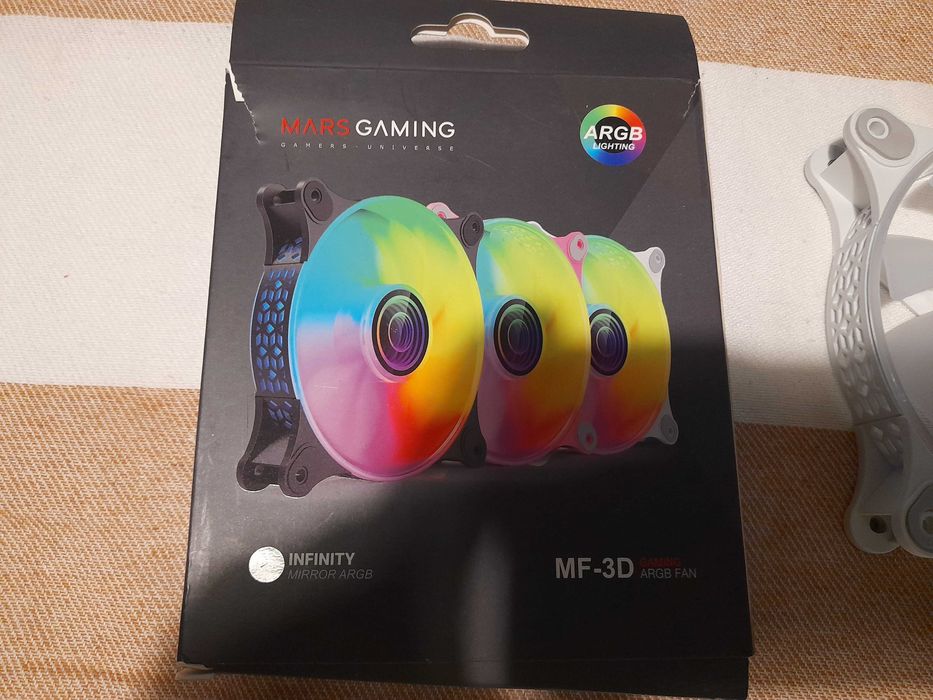 MARS GAMING MF-3D Wentylator Infinity Mirror 3D ARGB 120x120mm