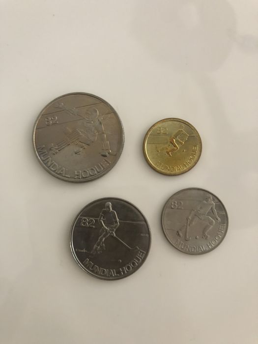 Moedas Mundial Hoquei 1982