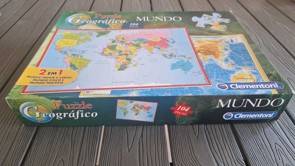 Puzzle Geográfico Mundo, Clementoni