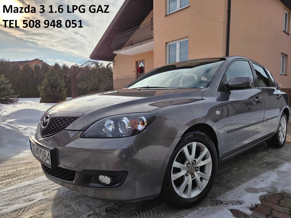 Mazda3 2006 1.6Benzyna LPG GAZ BezRdzy 2Właściciel NowyOlejSerwisowana