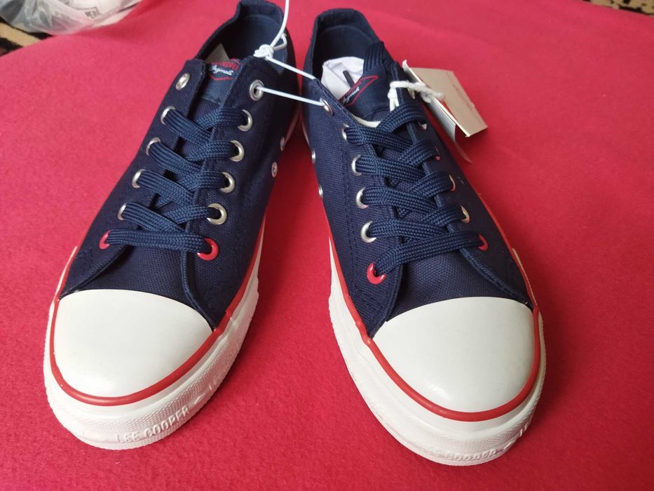Trampki Lee Cooper roz 39 granatowe nowe trampeczki dla kobiet damskie