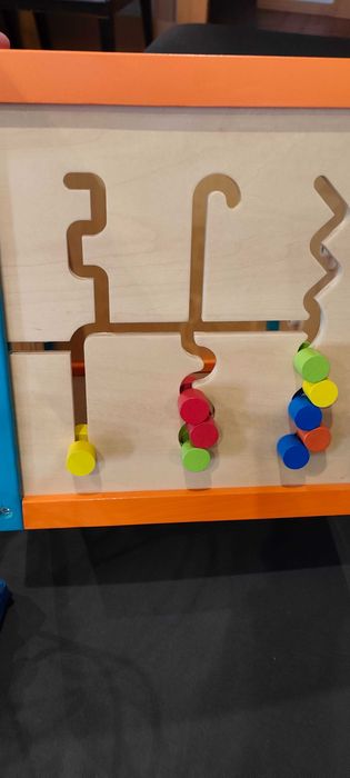 Cubo de Atividades 5 em 1 em Madeira - Universe of Imagination DISCOVERY (Como Novo)