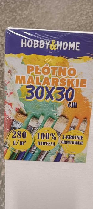 Płótno malarskie 30x30cm