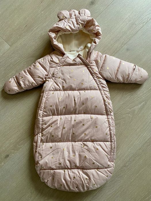 Зимовий комбінезон конверт H&M на дівчинку 62-68 повномірка
