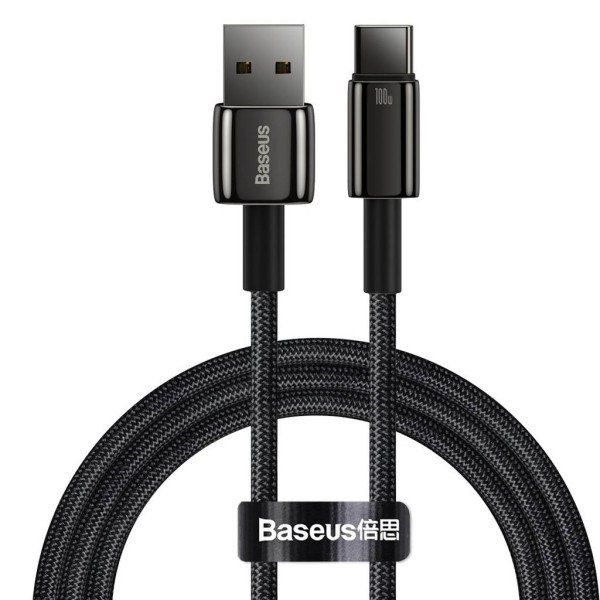 Кабель з чіпом Baseus 100W USB to Type-C 100см Швидка Зарядка USB-C