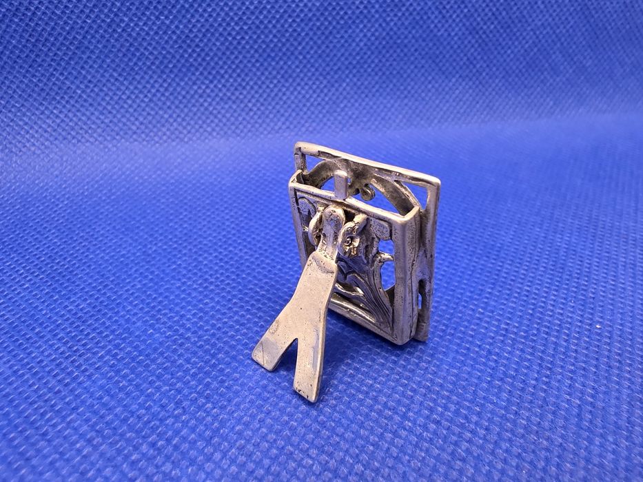 Srebrna miniaturowa ramka na zdjęcia Srebro