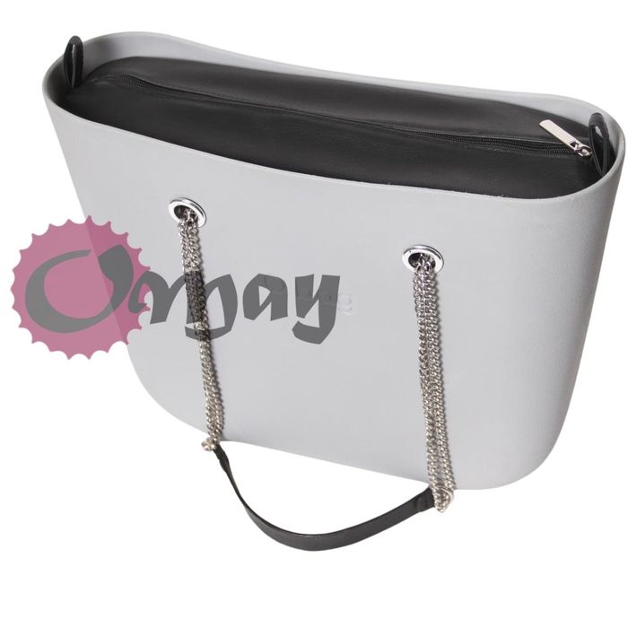 organizer OBAG STANDARD ekoskóra czarny 2 kieszenie wkład OMAY