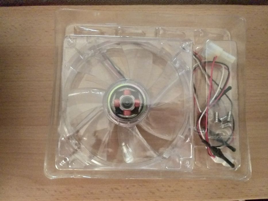 Fan 120mm com leds brancos