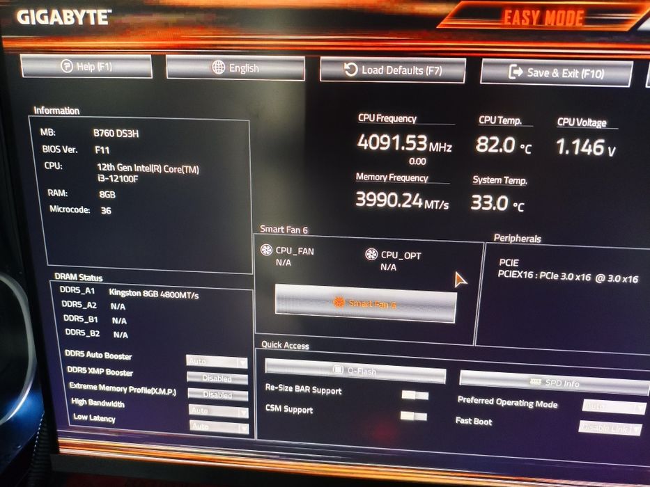 Combo -  Board  + Core i3 12100f