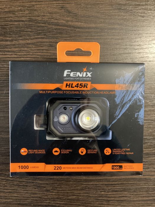 Налобний ліхтар Fenix HL45R LED з безконтактним датчиком