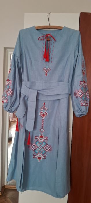 Нова лляна сукня вишиванка