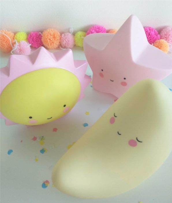 Lampka nocna LED słońce księżyc słonko słoneczko gwiazdka