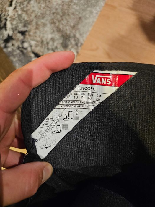 Buty snowboardowe Vans Encore r.43