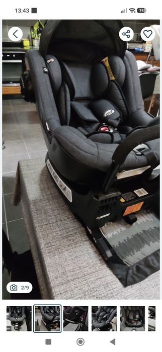 Cadeira auto 360° com isofix