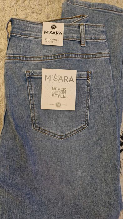 Spodnie jeans roz 3XL Mom Fit