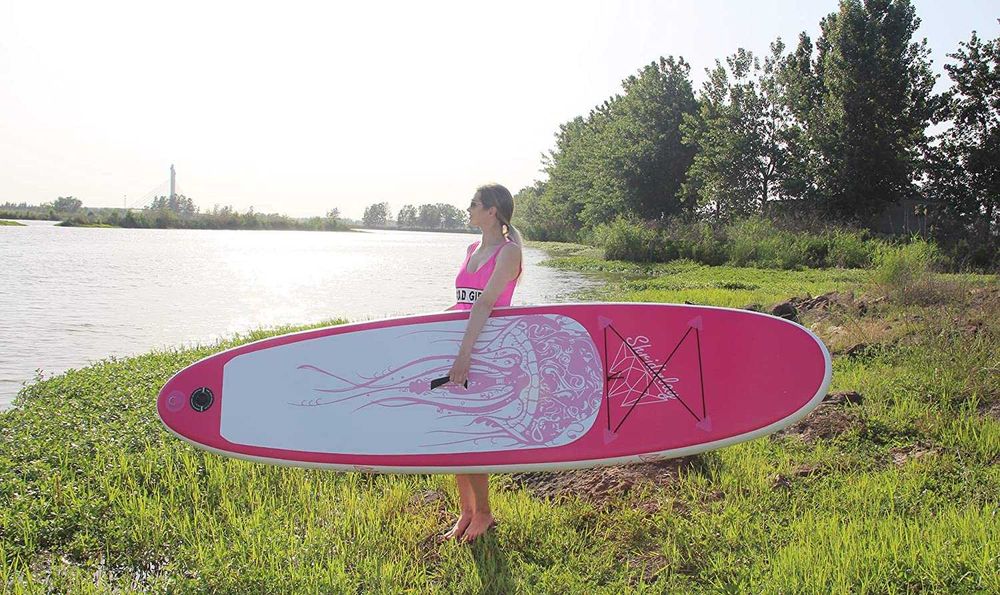 Prancha Stand Up Paddle rosa (NOVA)