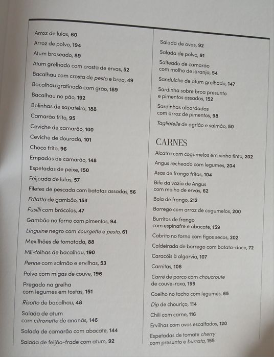 Livro de receitas