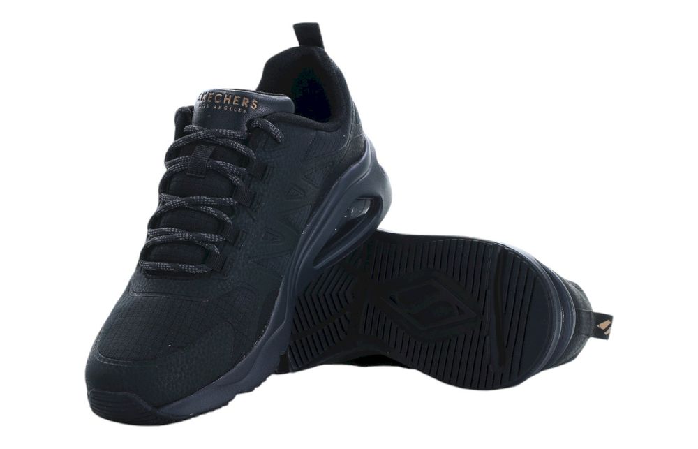 Czarne buty sportowe damskie Skechers TRES-AIR UNO 38