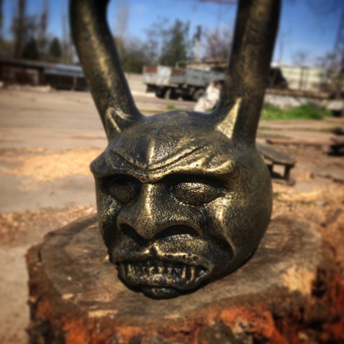 Гиря 14 кг 15 кг 16 кг чугунная Гиря ПОДАРОК