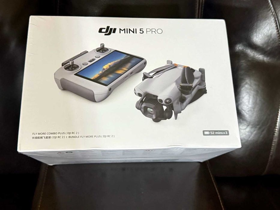 Dron DJI MINI 5 Pro Fly More Combo - NOWY Fabrycznie Spakowany Dron - Gwarancja 2 Lata - Dowód zakupu Polska Dystrybucja - Nie brany na raty