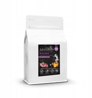 MASSON karma dla psów Monobiałkowa Hipoalergiczna  małe rasy kaczka 50% 6kg mini adult
