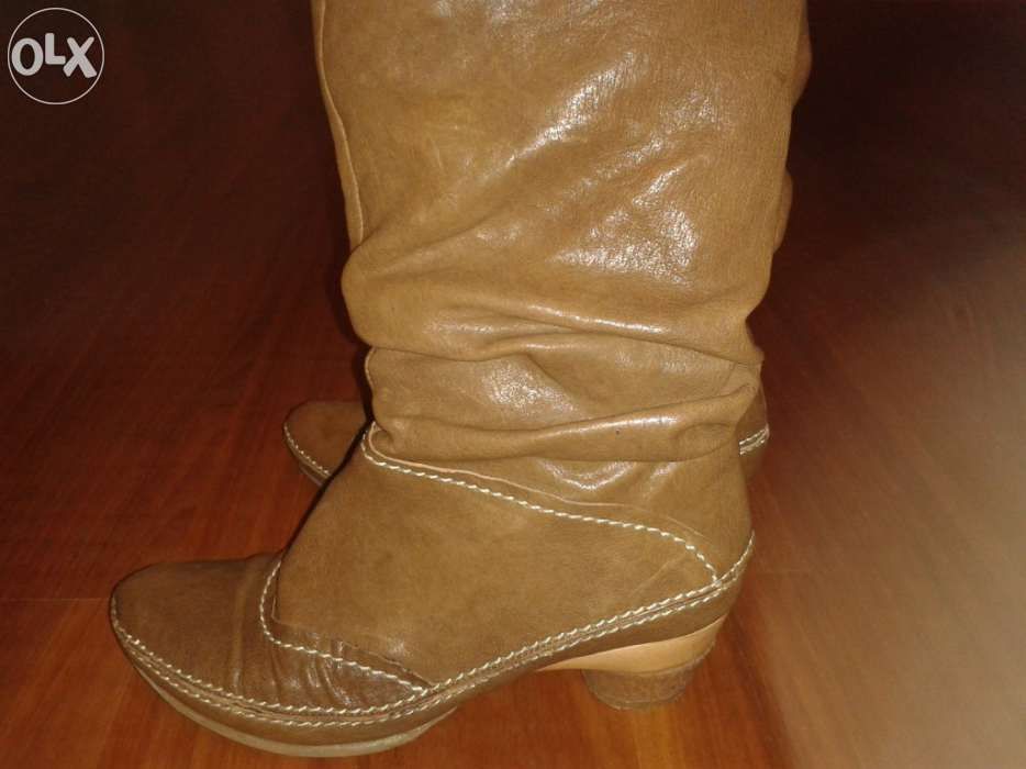 botas prof castanhas tam 37 como novas