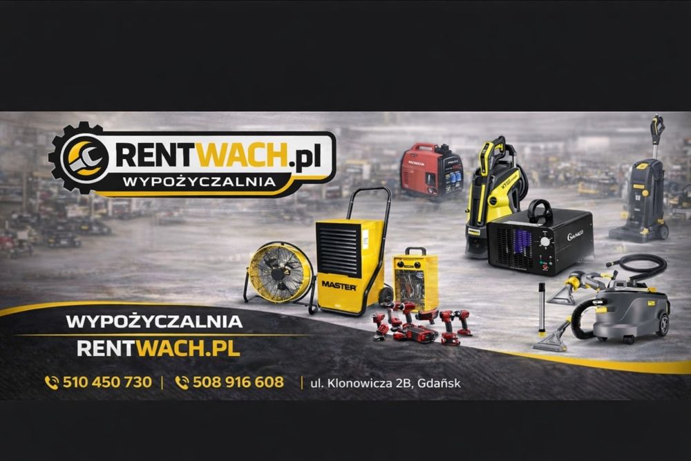 Wynajem Osuszacz Powietrza -osuszanie budynków,mieszkań,Ozonowanie