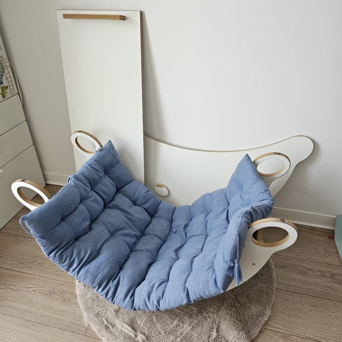 Drewniany Bujak XXL 3w1 zestaw zlozony Lunekids