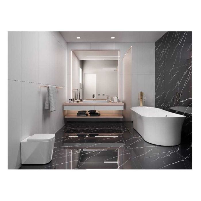 Wyprzedaż gresów! Format 80x80! Czarny marmur. Gat.1