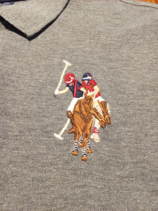Polo cinzento U.S. Polo Assn.