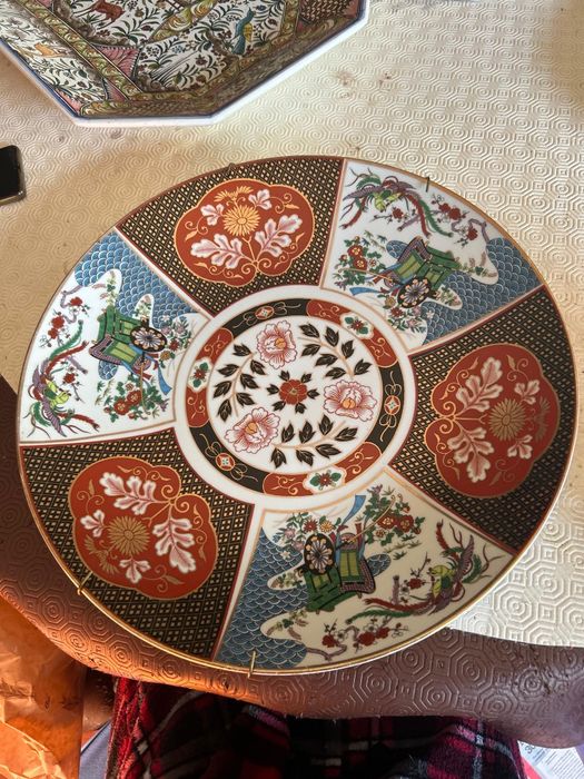 Prato vintage decorativo japonês