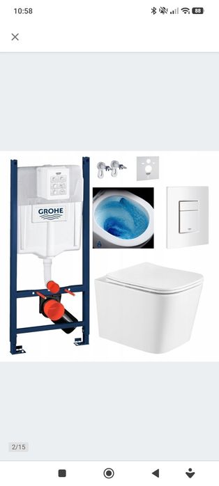 WC zestaw podtynkowy GROHE