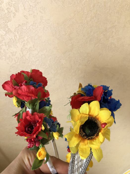 Украинские веночки ,обруч на голову