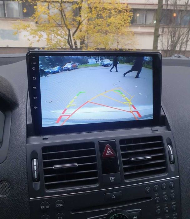 Rádio 2 DIN 9" Mercedes Classe C (W204) • Android C200 C220 (4+64 GB) + Carplay e android auto
